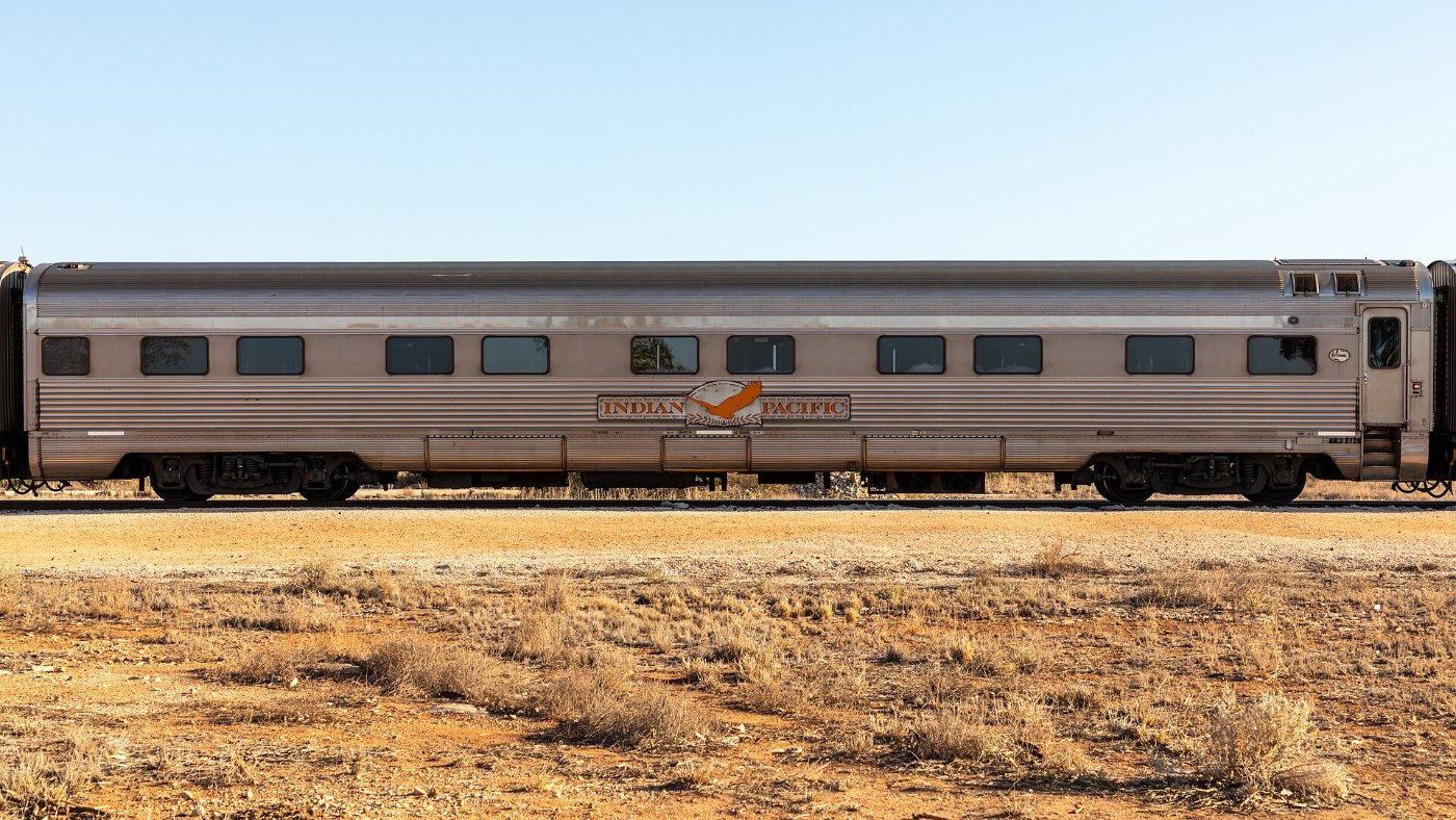 Rawlinna (AU), Indian Pacific, Railway coach 2019 0587