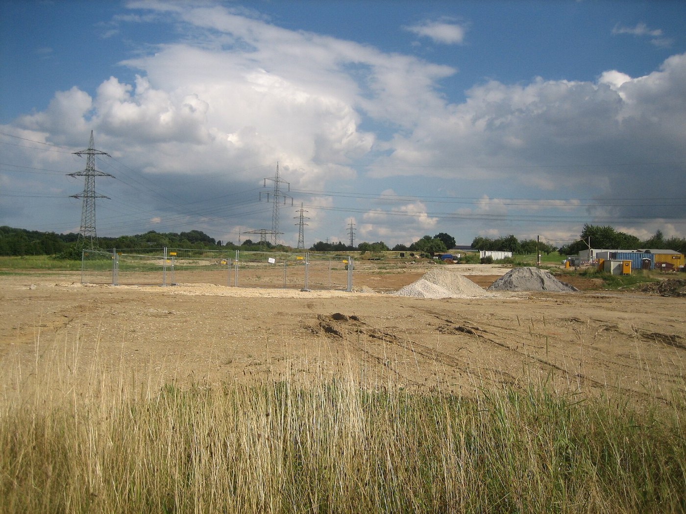 Albvorlandtunnel Wendlingen Baustelleneinrichtung (2) Juli 2016