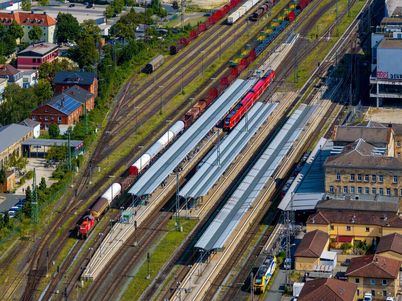 Bamberg Bahnhof Luftbild RM