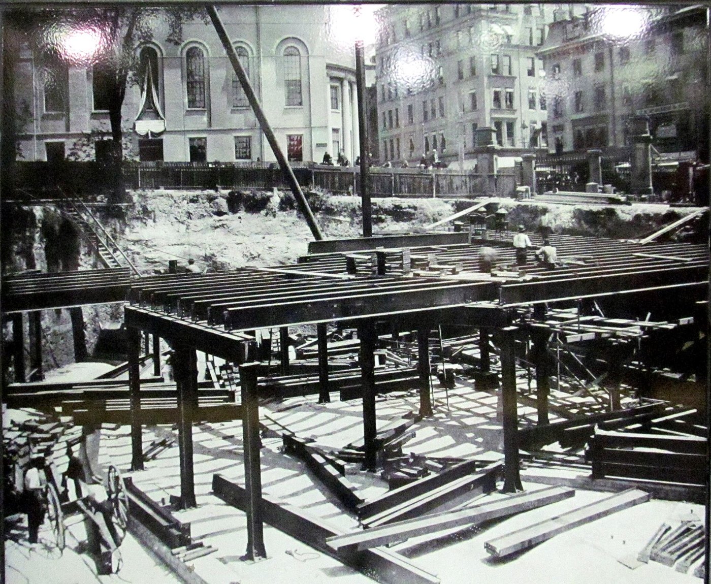 1896 Tremont Street Subway construction
