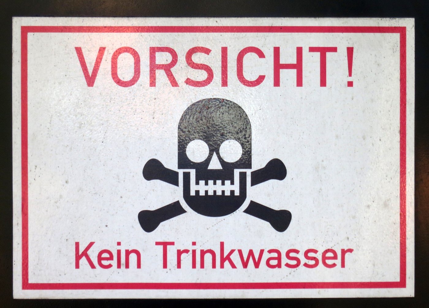 Brockenbahn Kein Trinkwasser