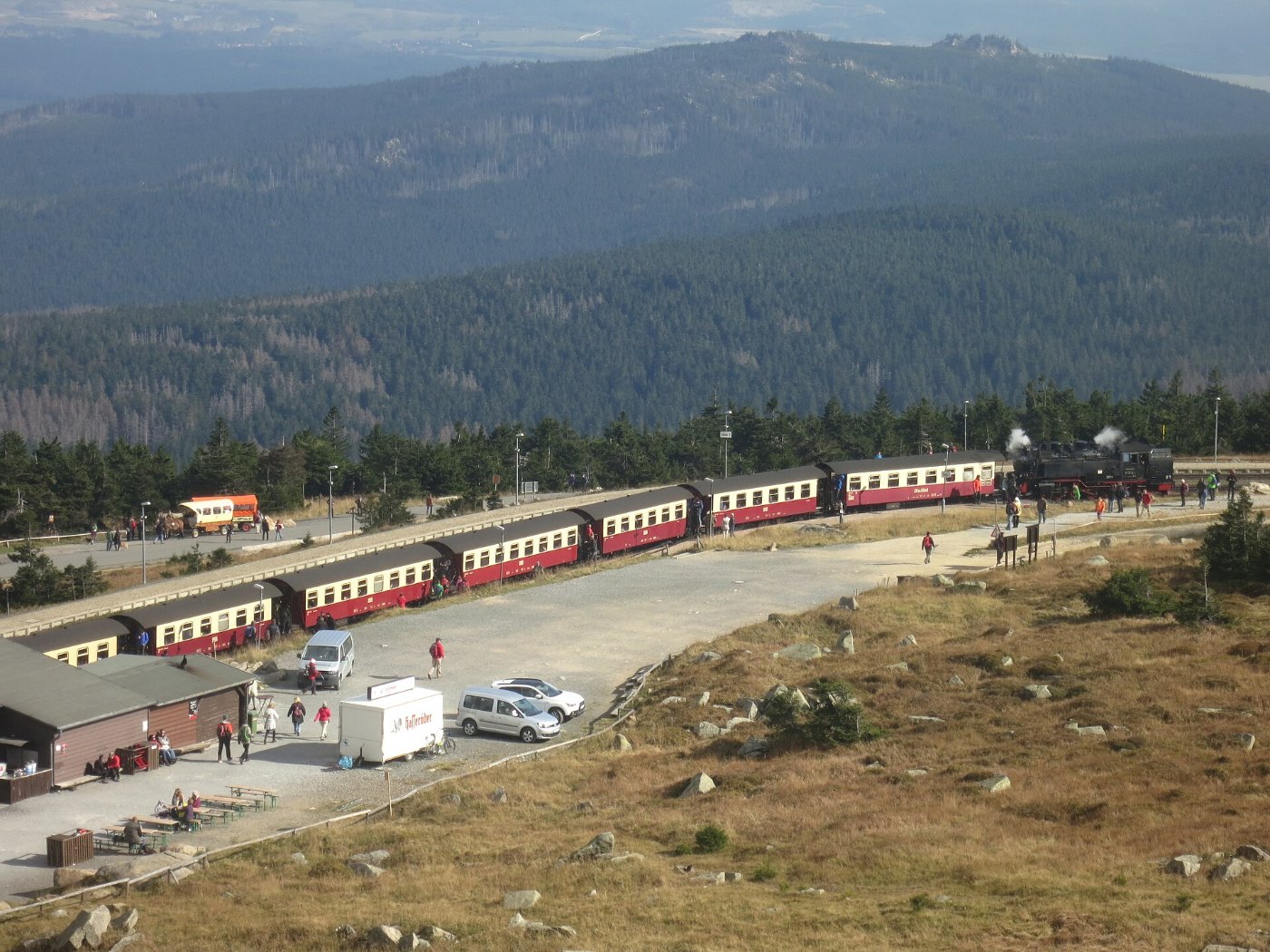 Brockenbahn im Brockenbahnhof