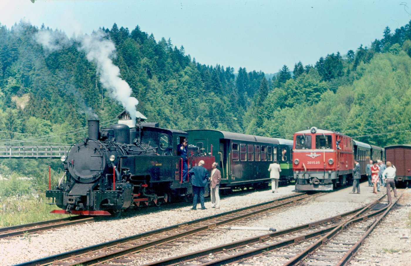 Bregenzerwaldbahn ZB04 2095.05 Doren Sulzberg 17 05 1974