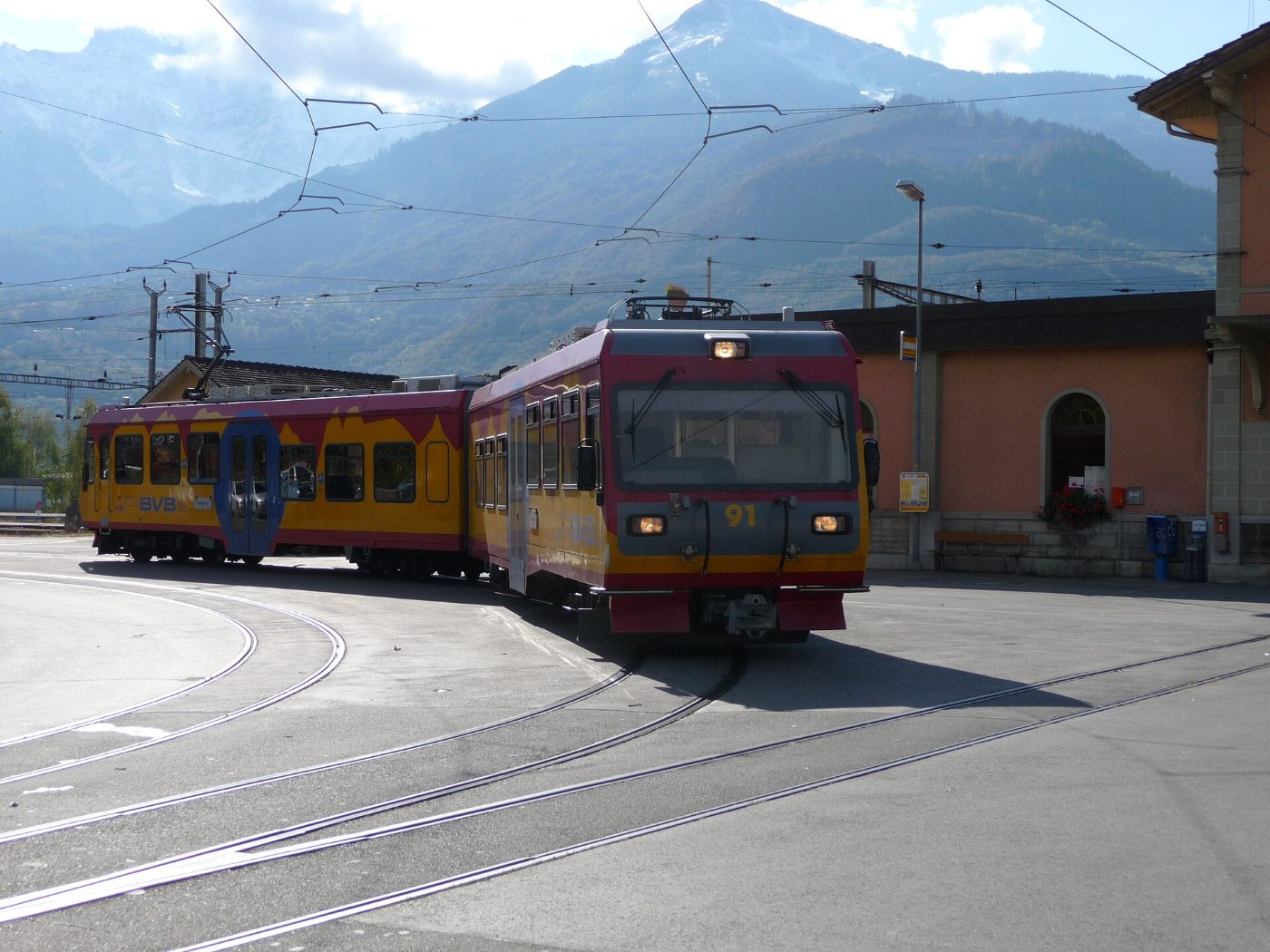Train of Transports Publics du Bex Gryon Villars