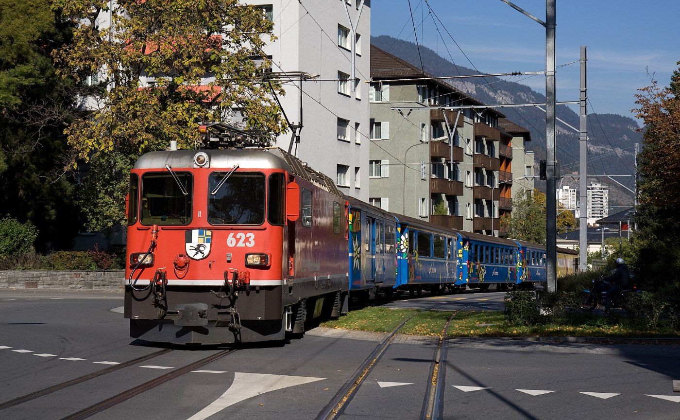 Chur Arosa Bahn in Chur