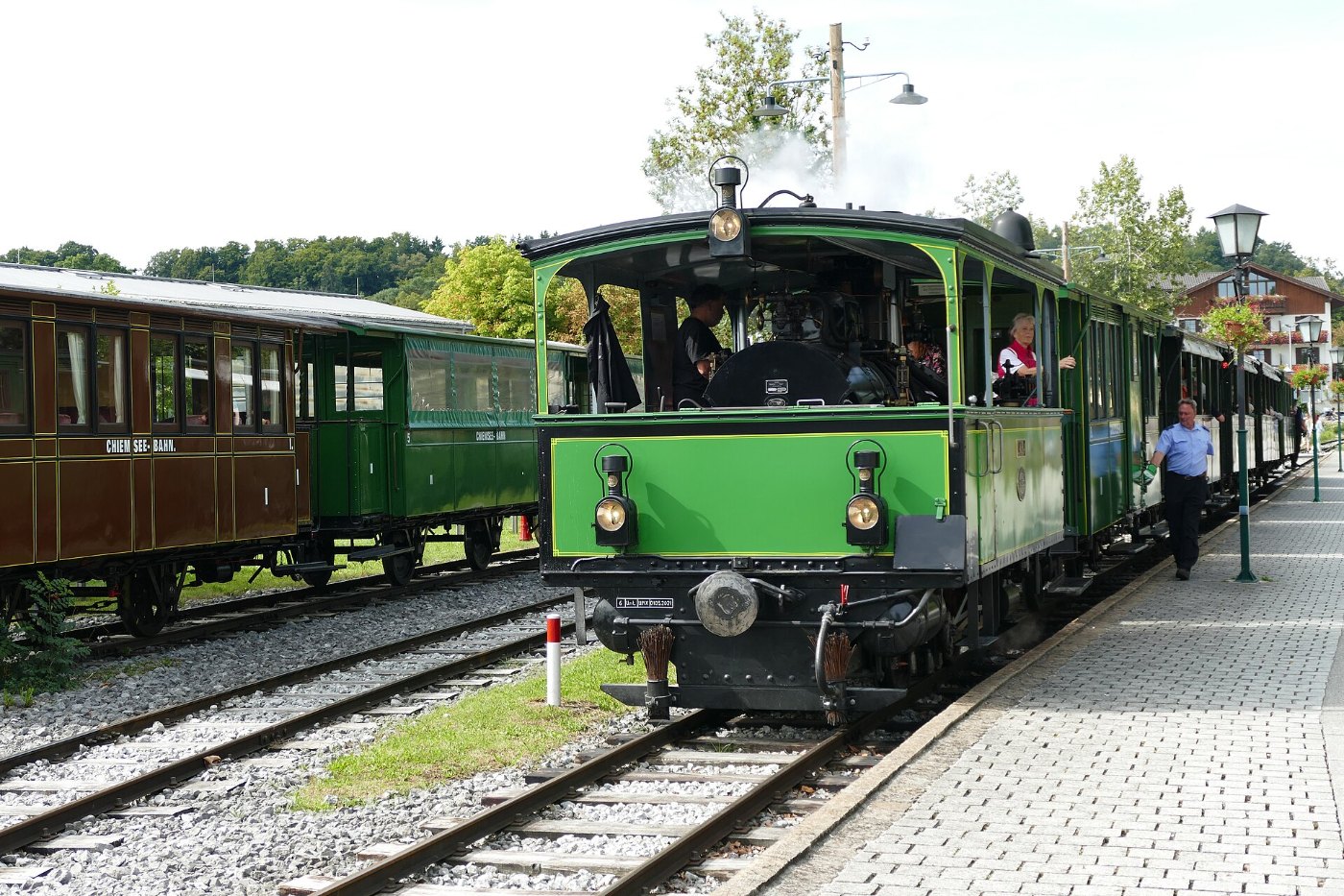 Lokomotive Laura der Chiemsee Bahn 01