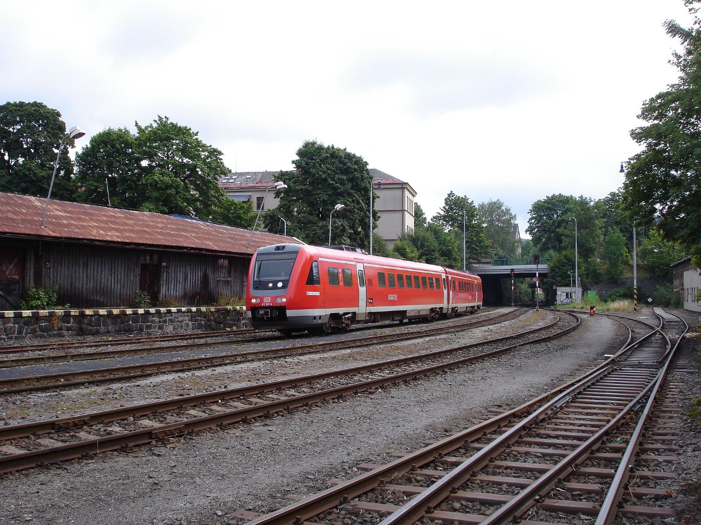 Motorova jednotka DB 612, stanice Jablonec nad Nisou