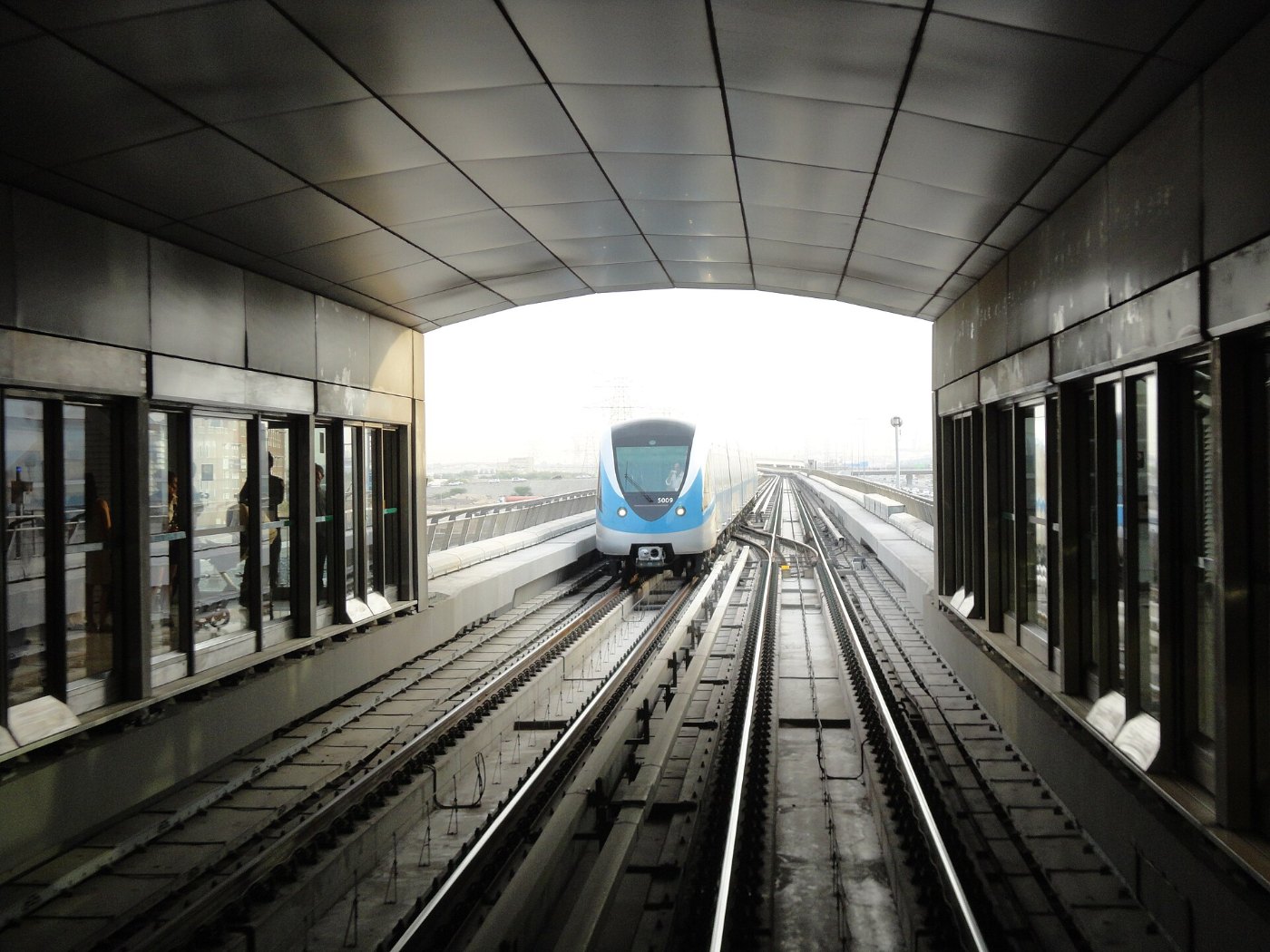 Dubai metro rail & station
