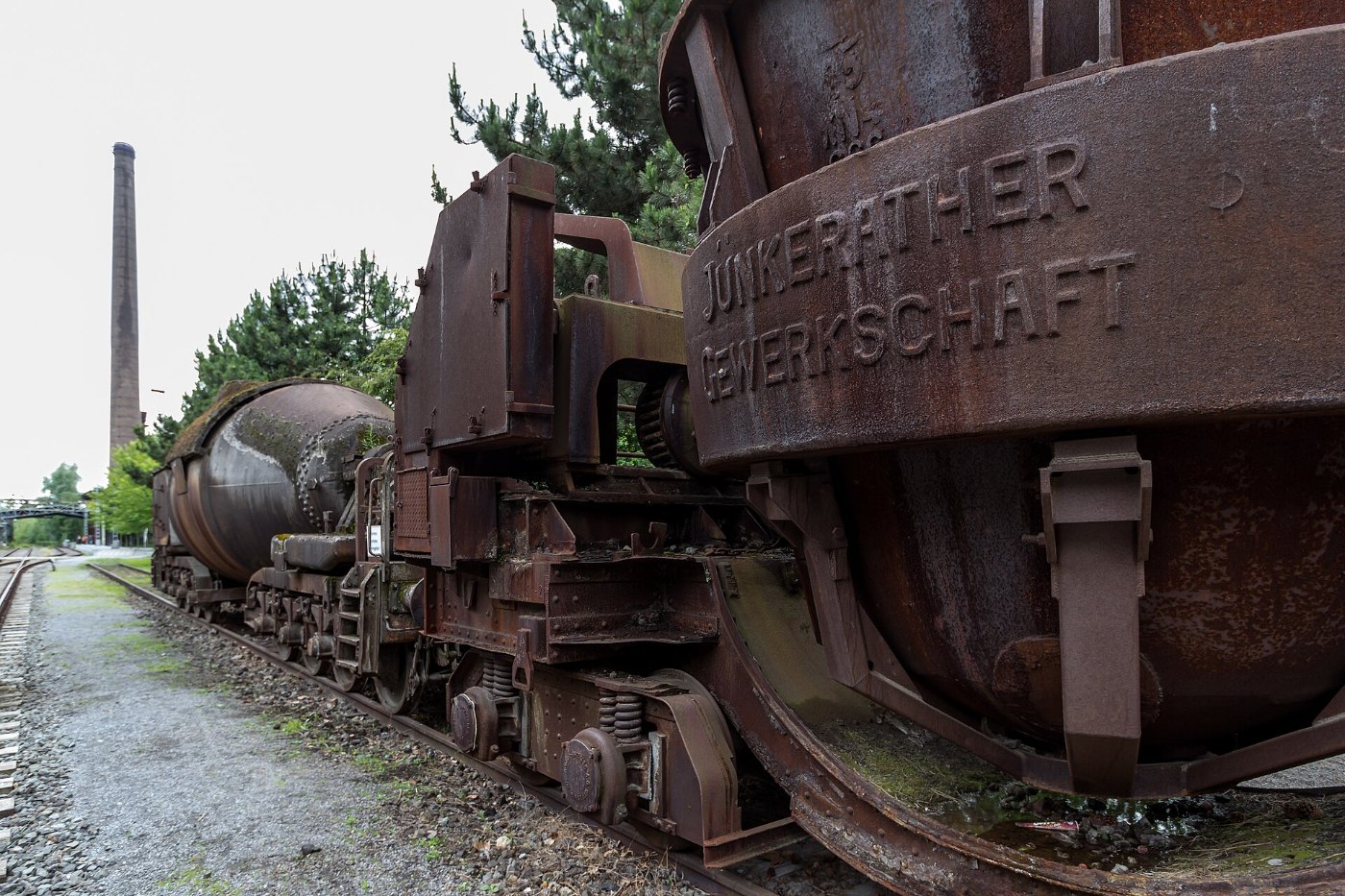 Duisburg, Landschaftspark Duisburg Nord, Pfannenwagen 2012 3610