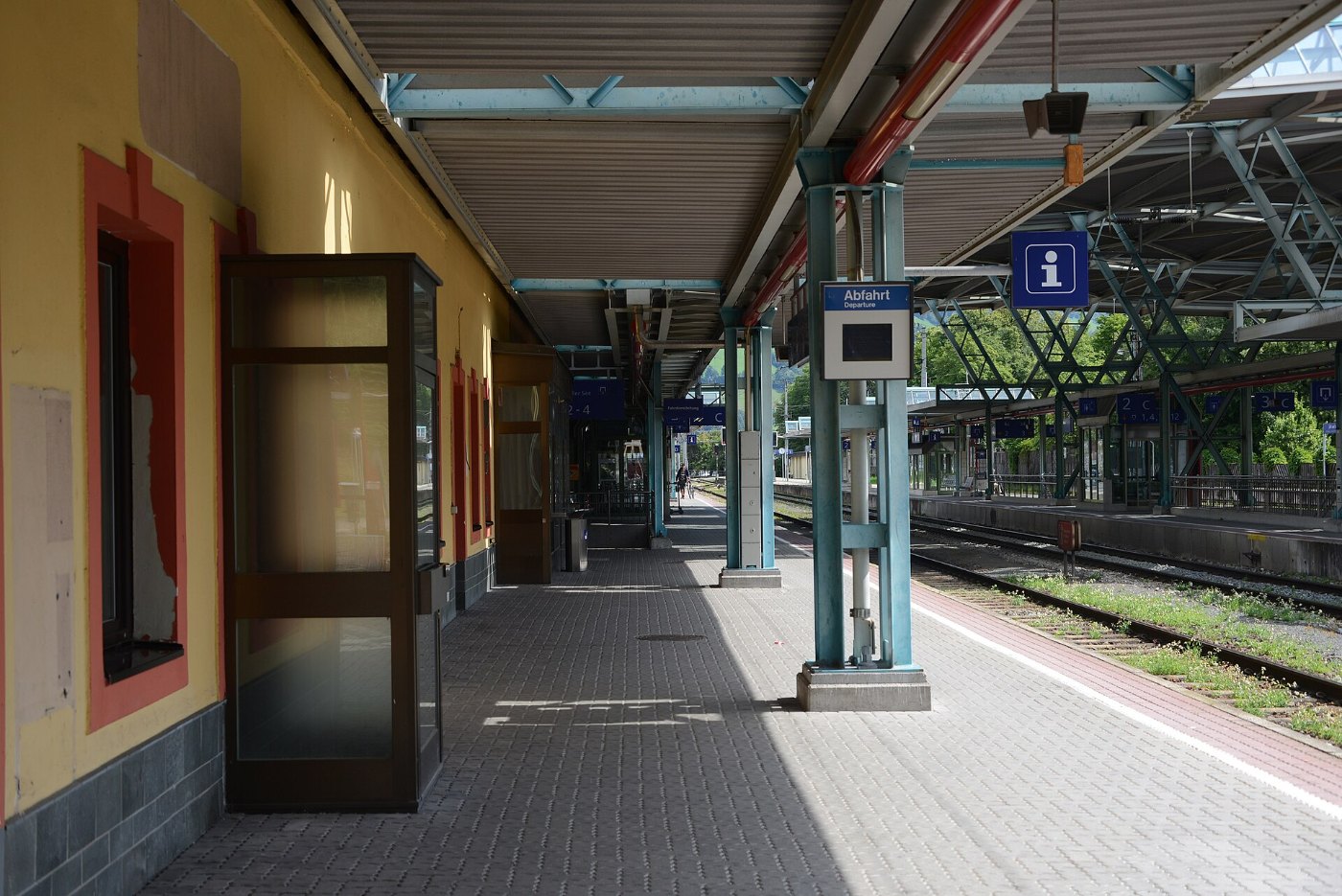 Bahnhof Zell am See Bahnsteig 1