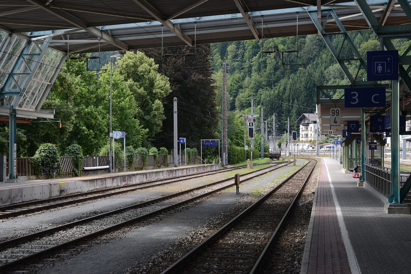 Bahnhof Zell am See Bahnsteig 4