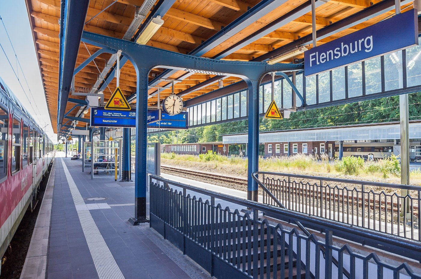 Am Bundesbahnhof, Flensburg Bahnsteig