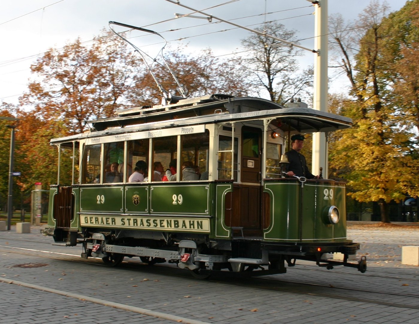 Straßenbahnwagen Gera 29