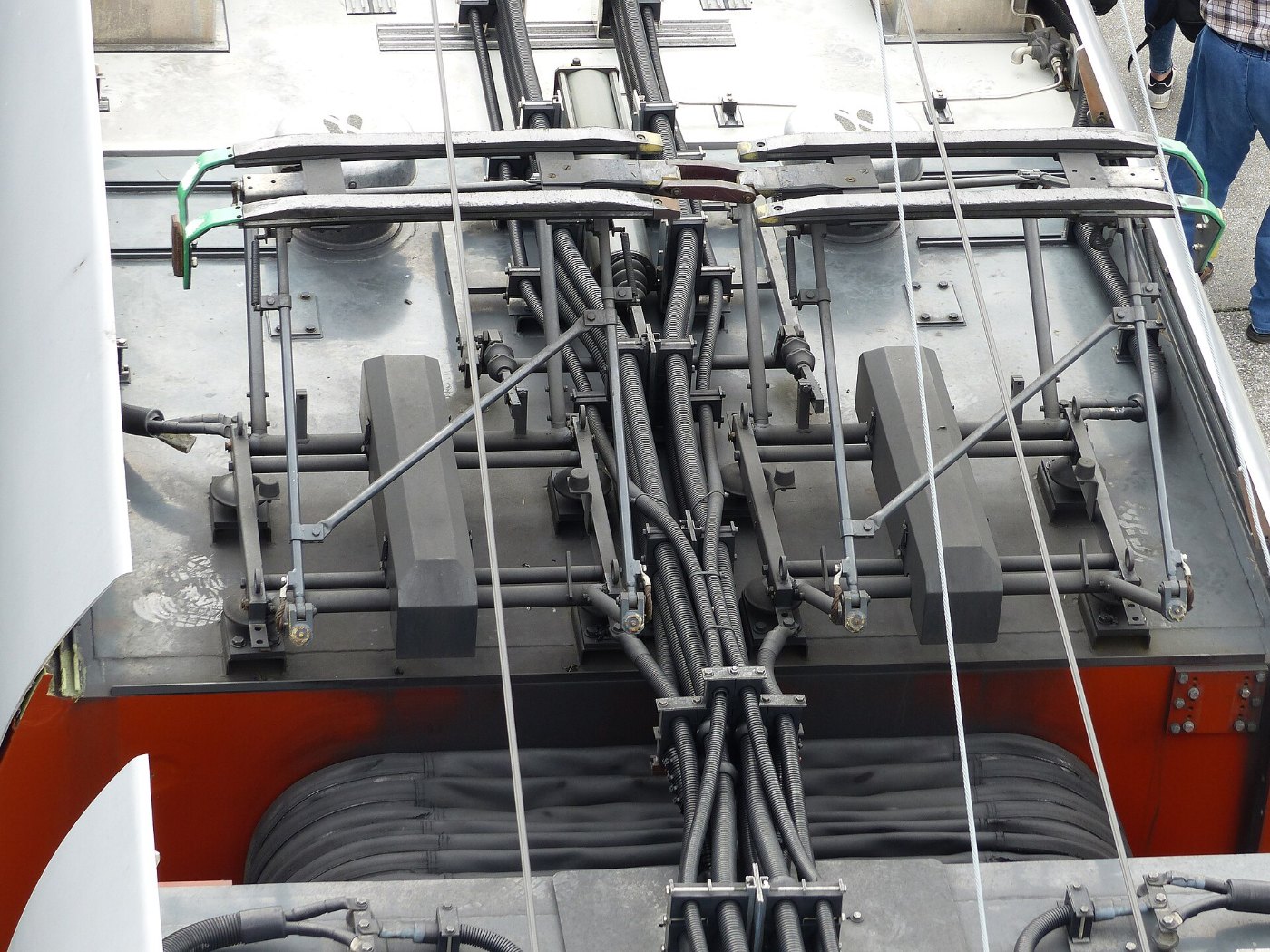 Gornergratbahn Doppelter Stromabnehmer