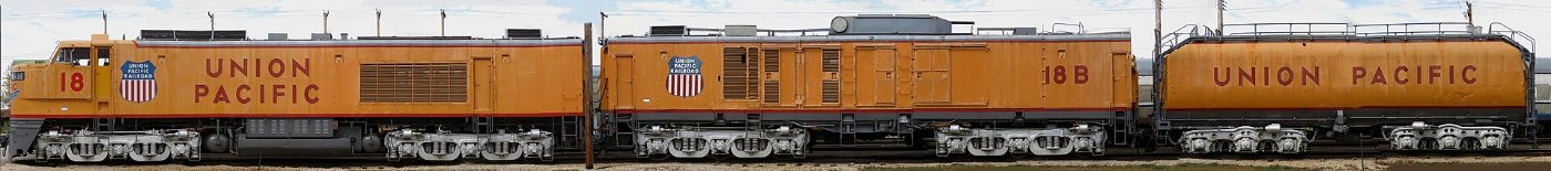 Panorama of Union Pacific third generation GTEL