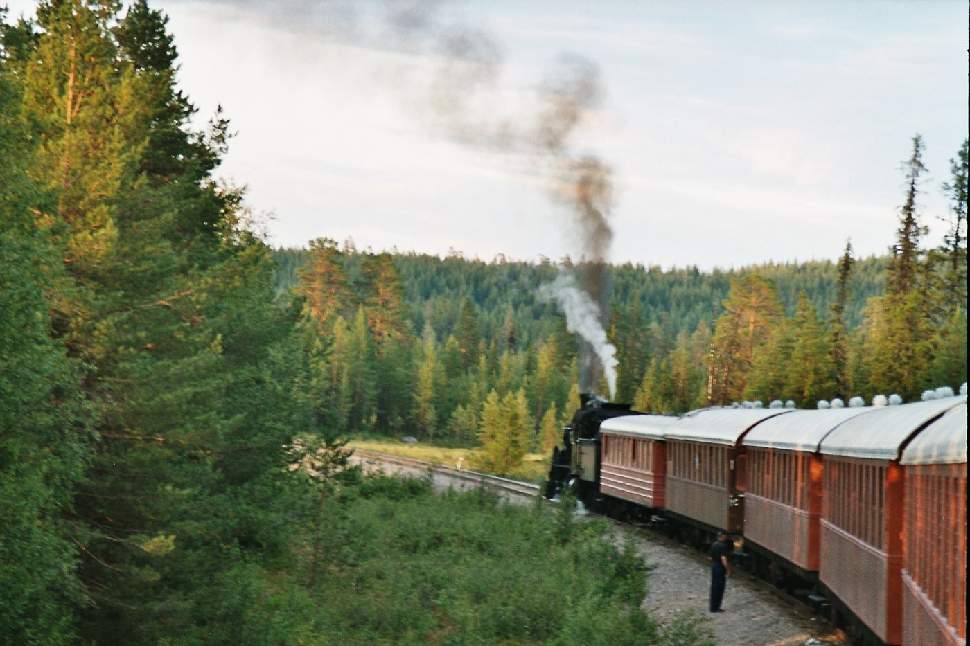 Inlandsbanan Steam train