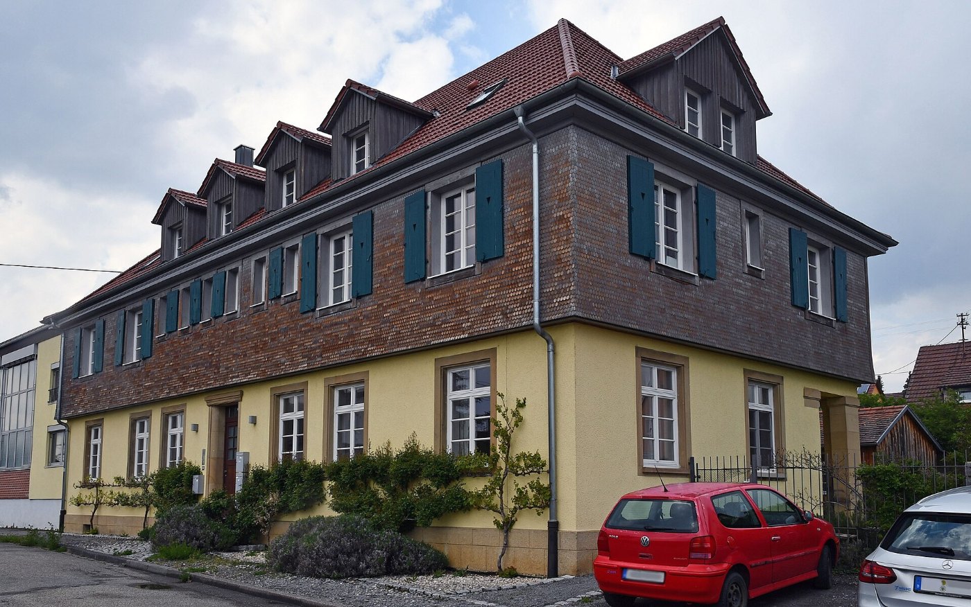 Bahnstrecke Bretten Kürnbach Bahnhof Knittlingen 2021 05 02