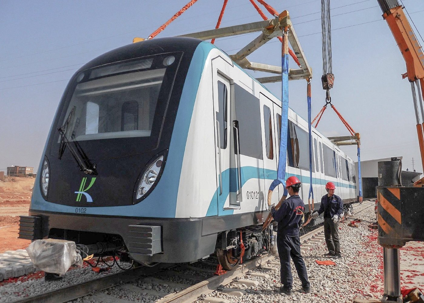 First Kunming Metro train