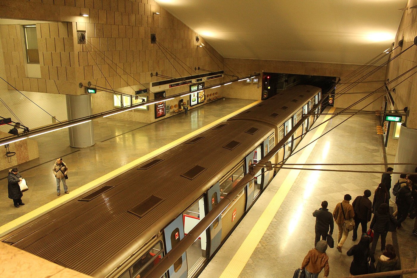 Lisbon, Metro station Alameda