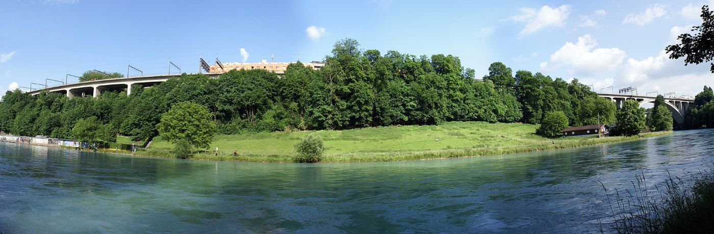 Eisenbahnviadukt Bern, Panorama