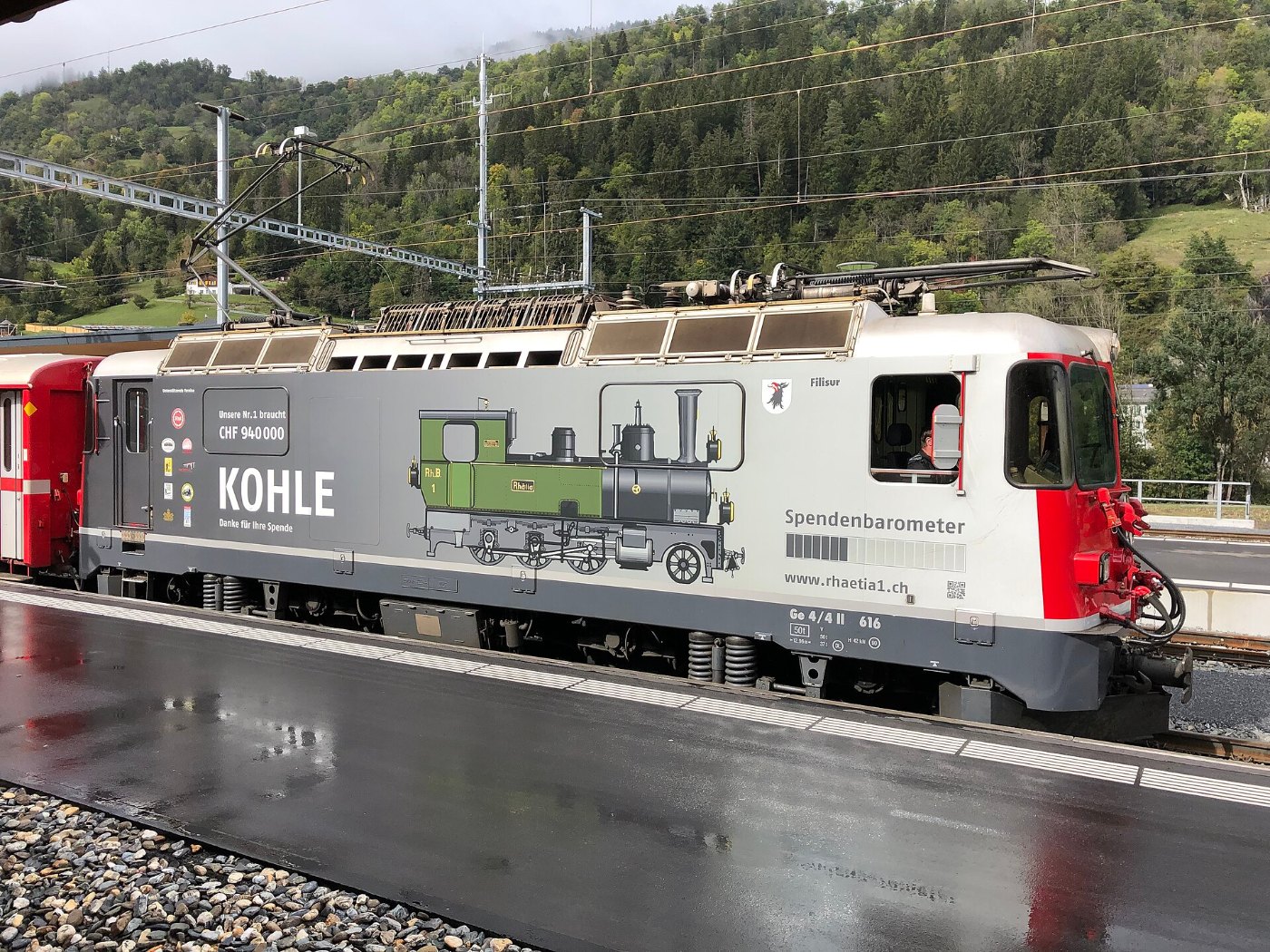 RhB Lok Kohle