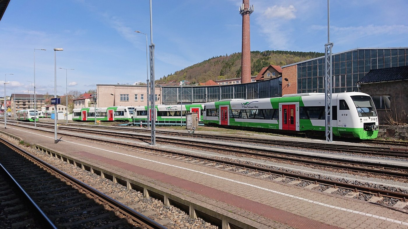 Bahnhof Meiningen 2020 Shuttles