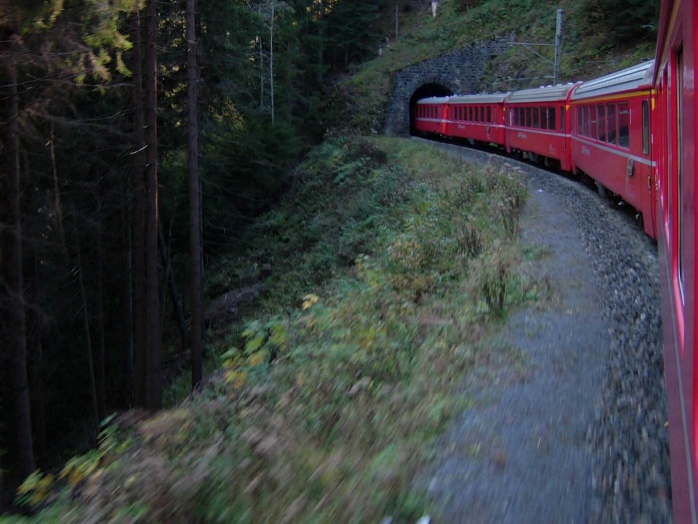 2007 10 Albulabahn 01 Thusis Tiefencastel 03