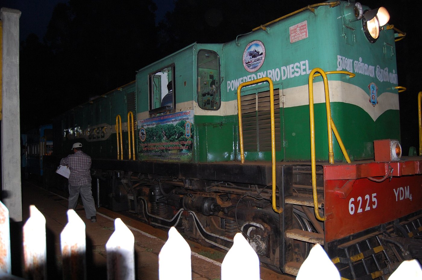 The YDM Diesel Locomotive Hauling the Nilgiri Mountain Train