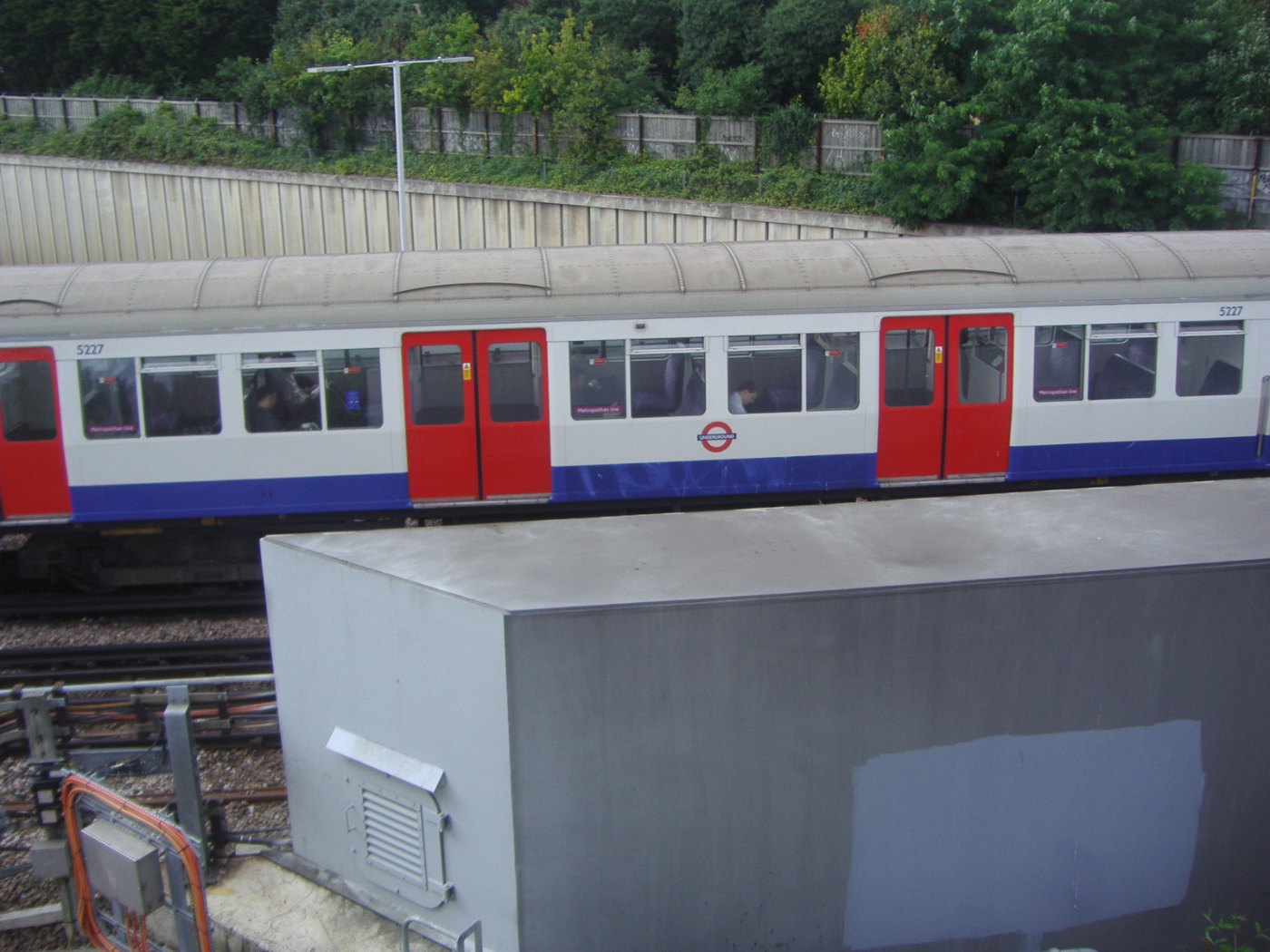 Underground train going over the A40, Hillingdon geograph.org.uk