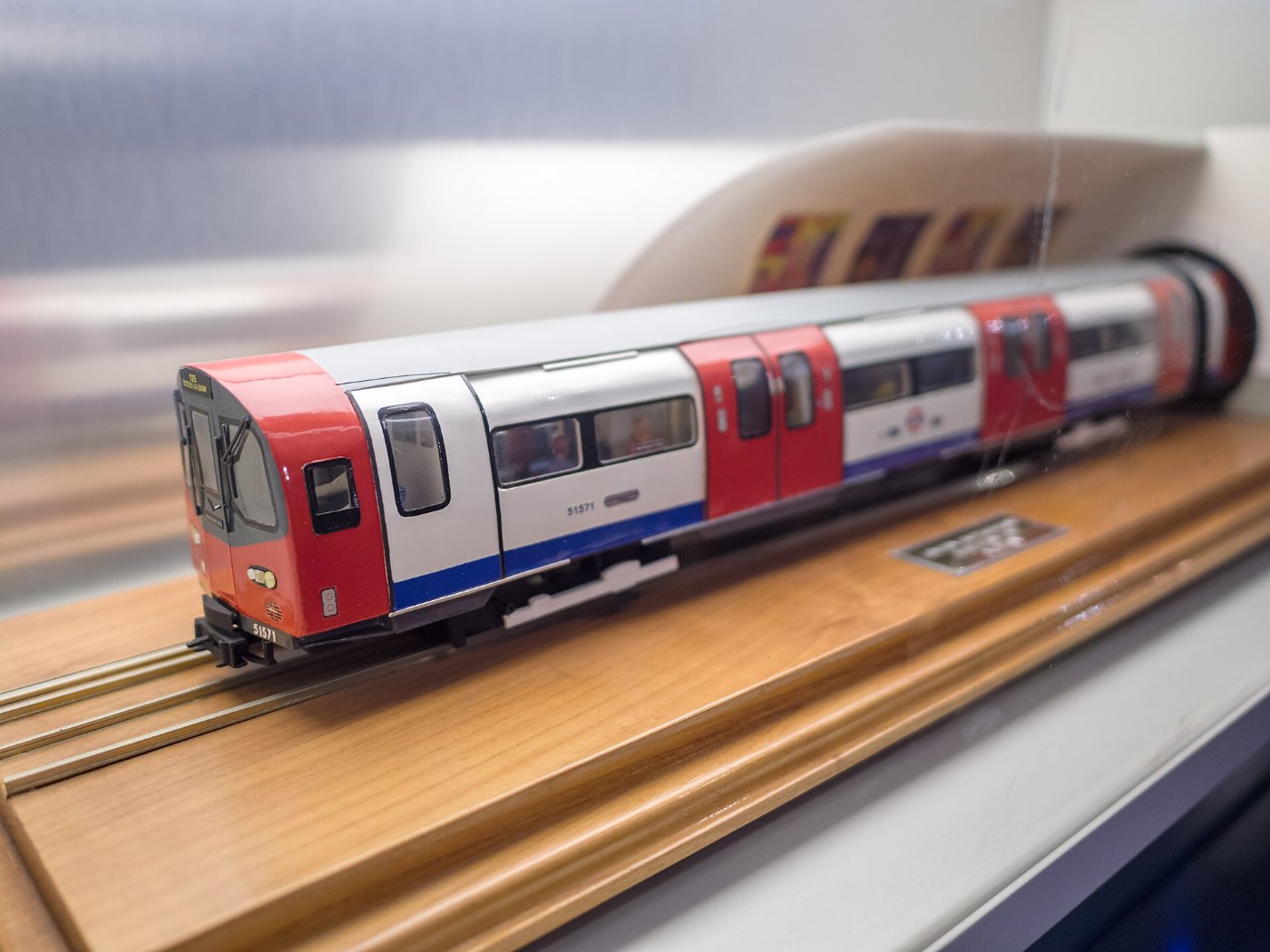 Model London Underground trains