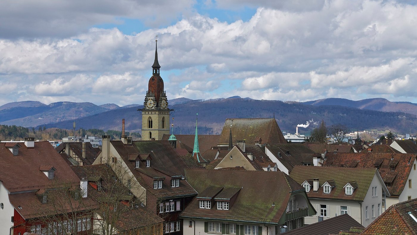 Altstadt Zofingen vom Pulverturm