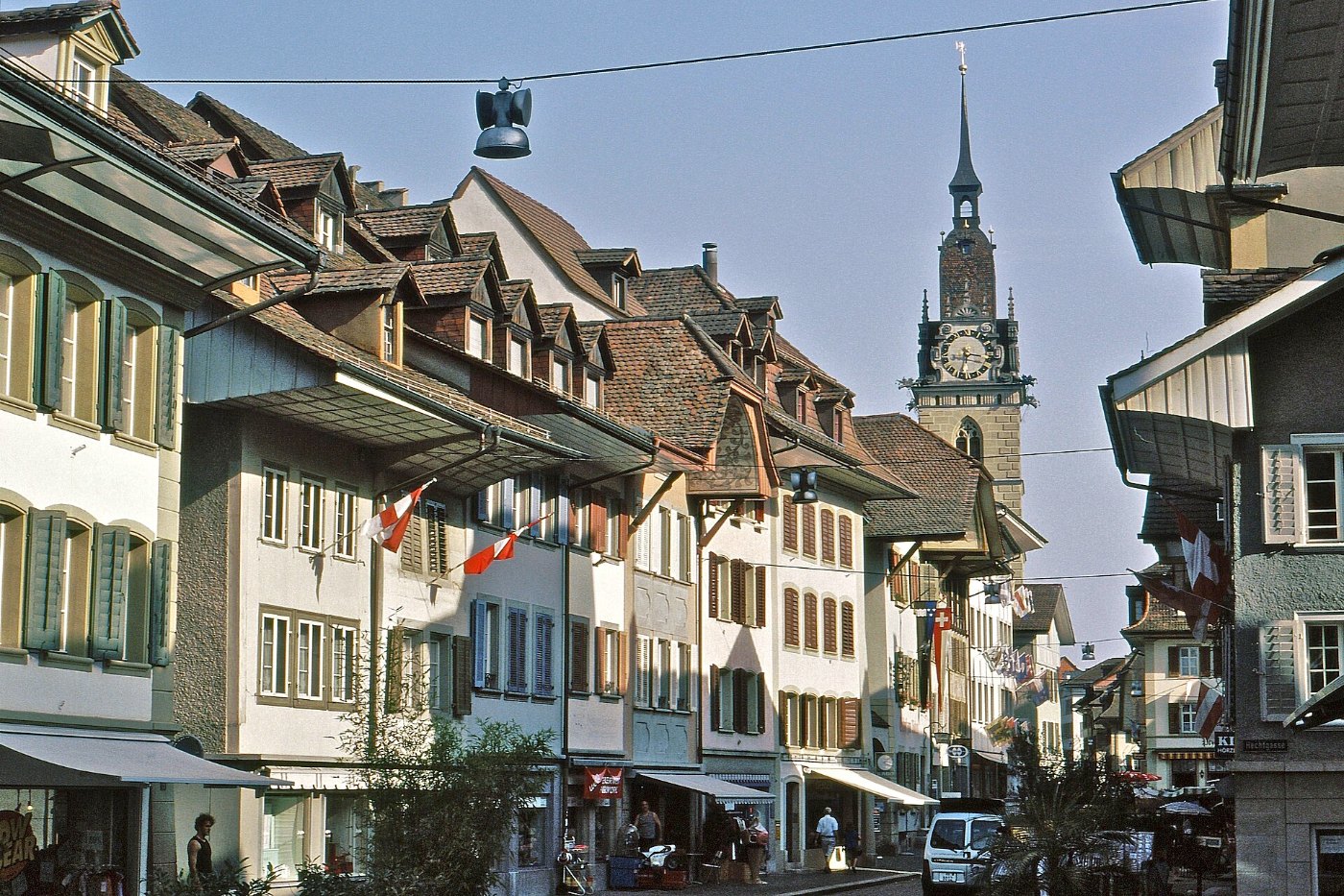 Blick zur Stadtkirche Zofingen (Sp1201)