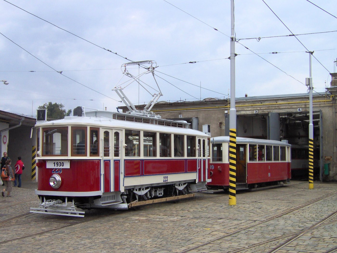 Olomouc, Sokolská, tramvajová vozovna, 223+99