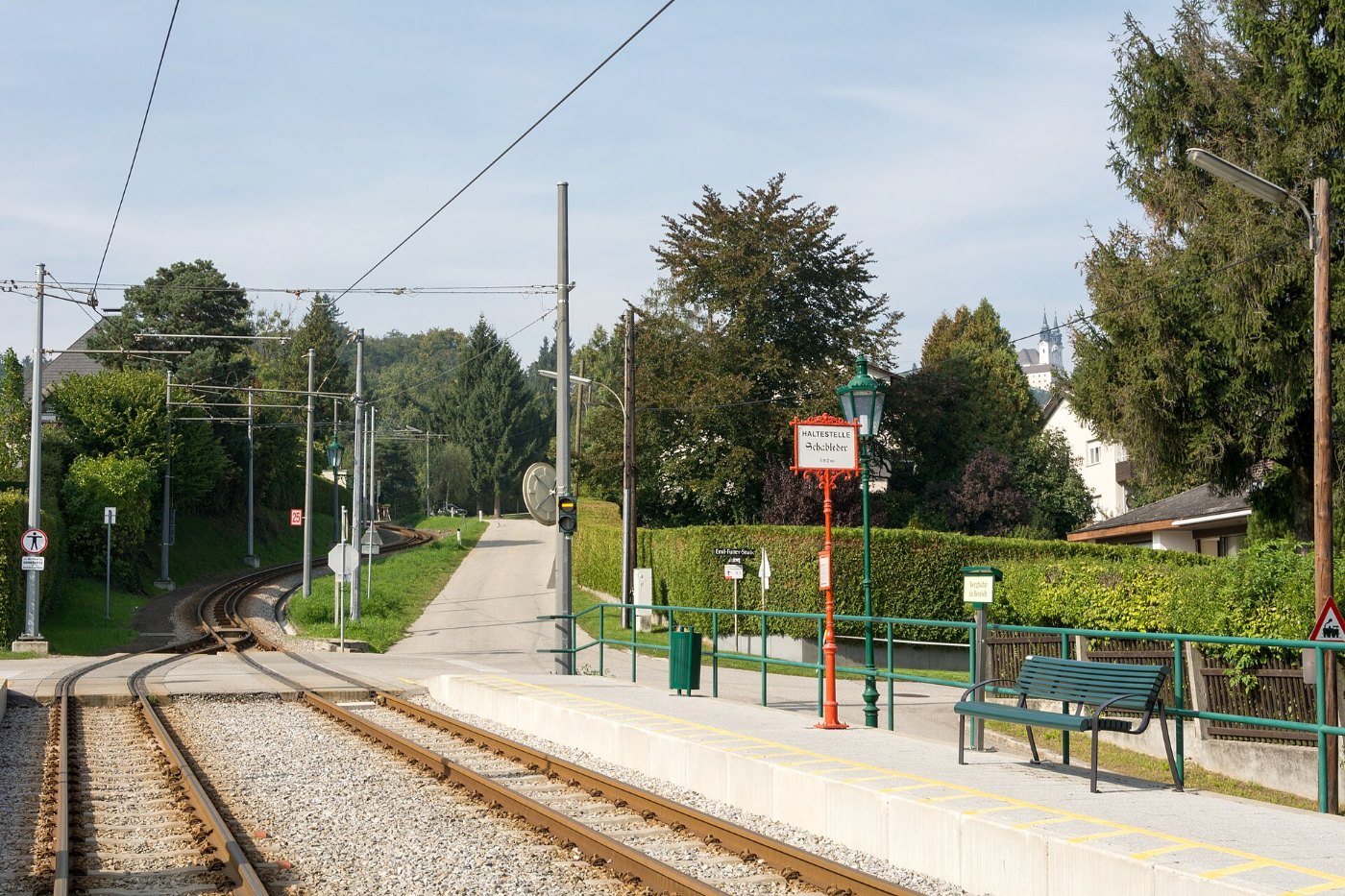Linz Pöstlingbergbahn Haltestelle Schableder