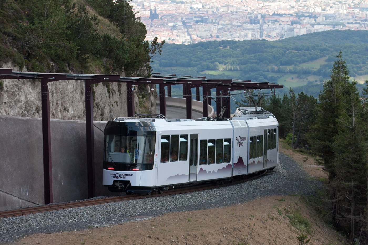 Panoramique des Dômes Arrivée