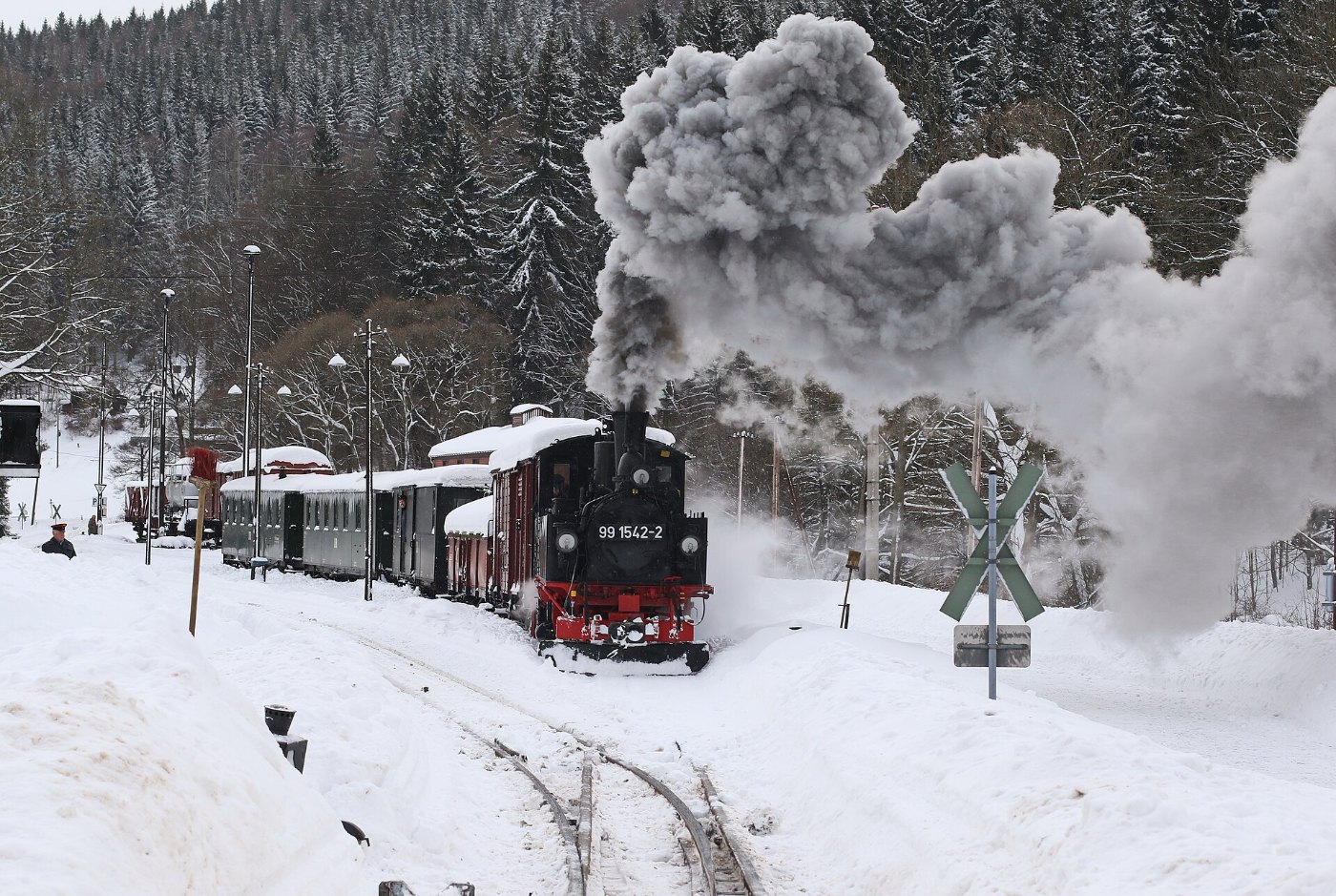 Dampfzug der Preßnitztalbahn 2H1A5486WI