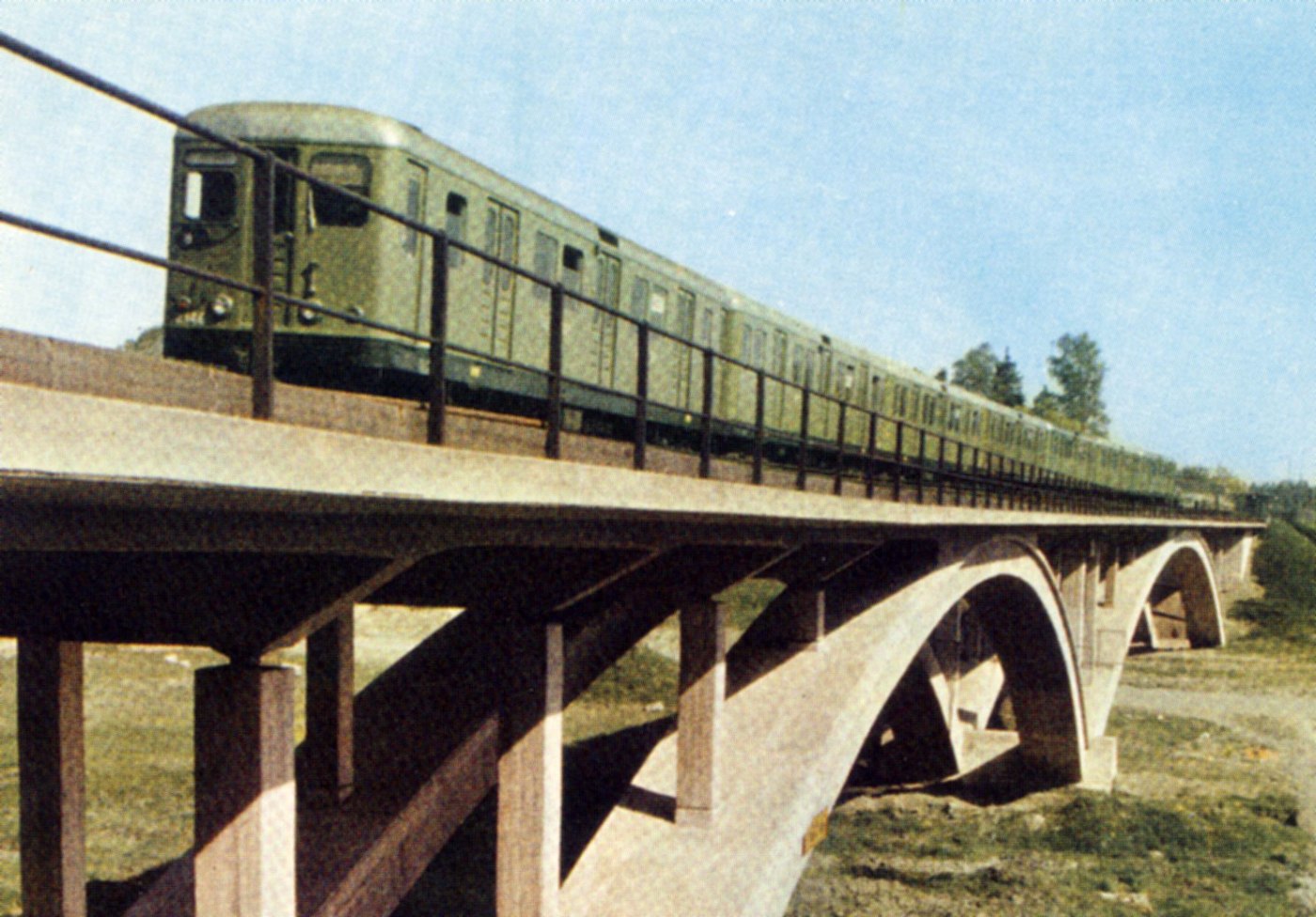 Zug der Stockholmer U-Bahn