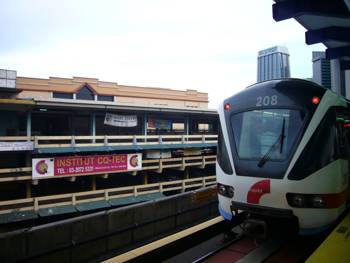 KL rapid train in Kuala Lumpur