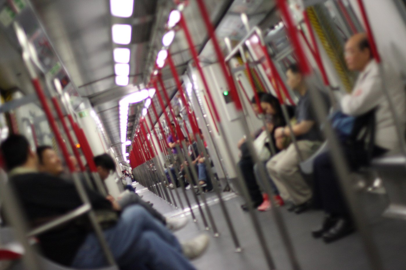 Volle Station der Hongkonger MTR