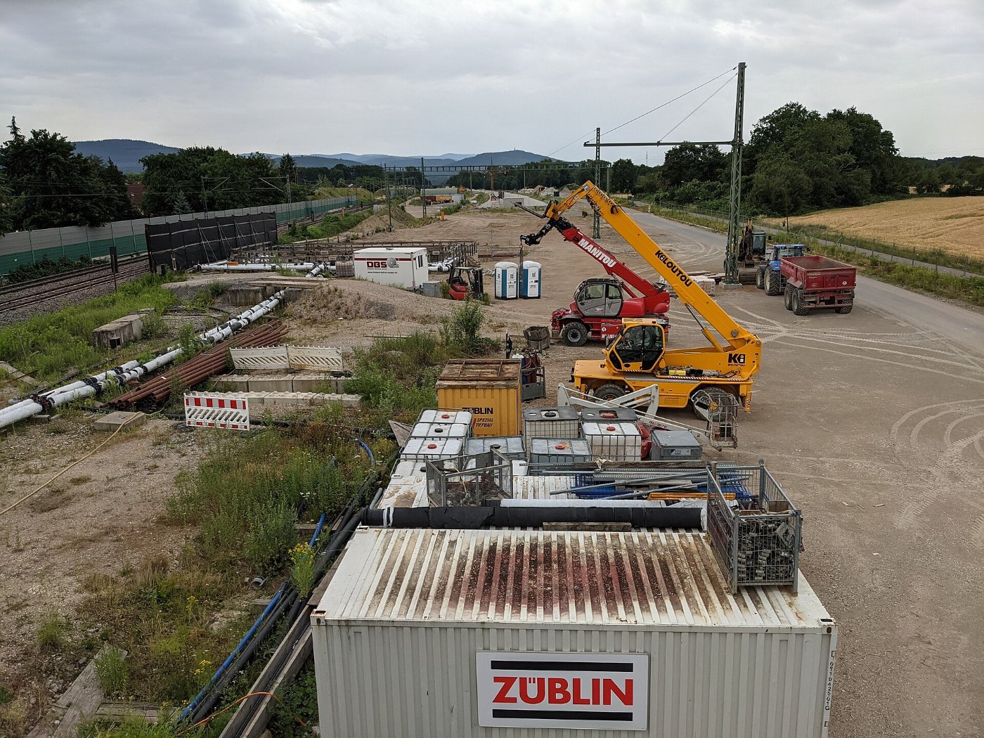 Bahnbaustelle Rastatt