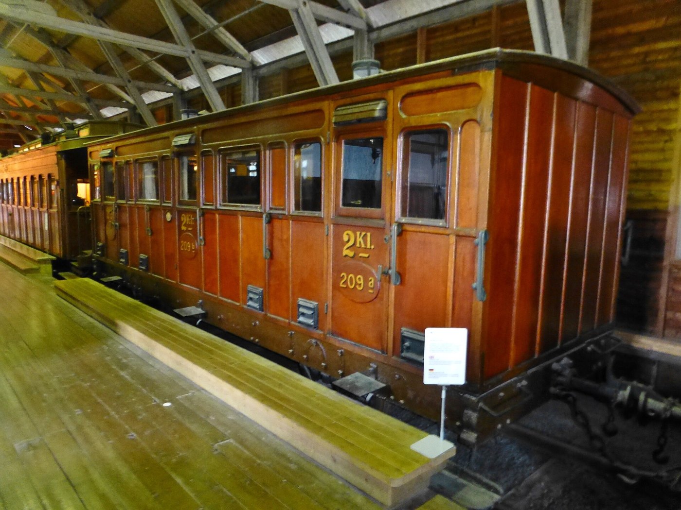 Rørosbanen B 209 at Norsk Jernbanemuseum