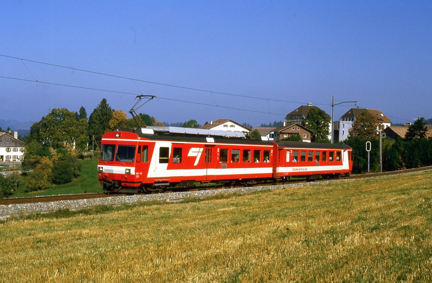 Trains du C.J. Chemin de Fer du Jura (Suisse) ()