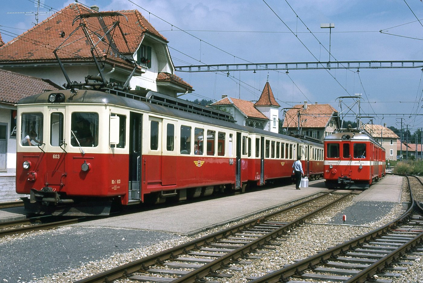 Trains du C.J. Chemin de Fer du Jura (Suisse) ()