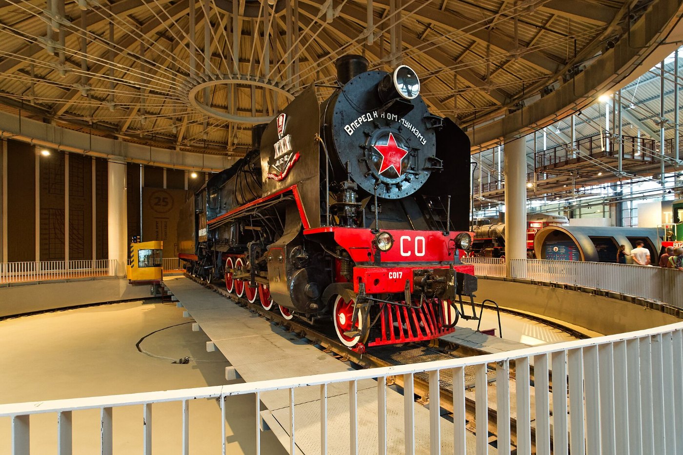 Saint Petersburg. Russian Railway Museum. Steam locomotive SO17 2413 P 2