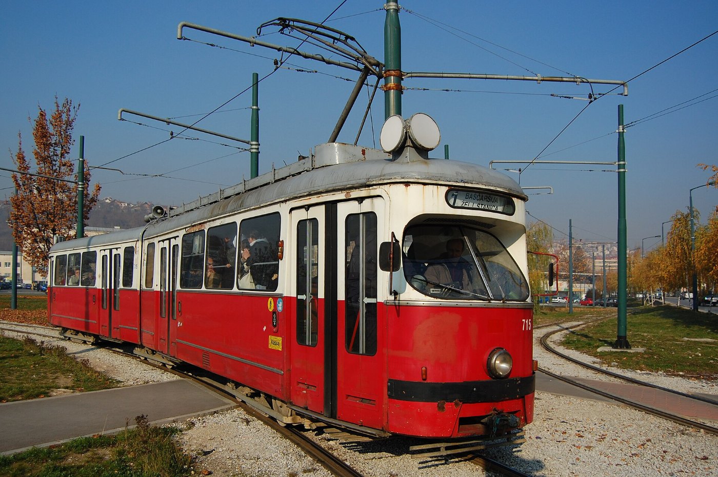 Sarajevo Tram 715 Line 1 2011 11 17 (2)