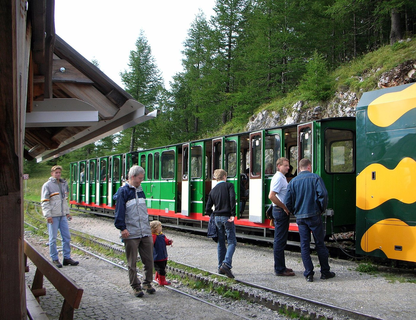 Schneebergbahn (Zahnradbahn) Ganzstahl Personenwagen B SZ ()