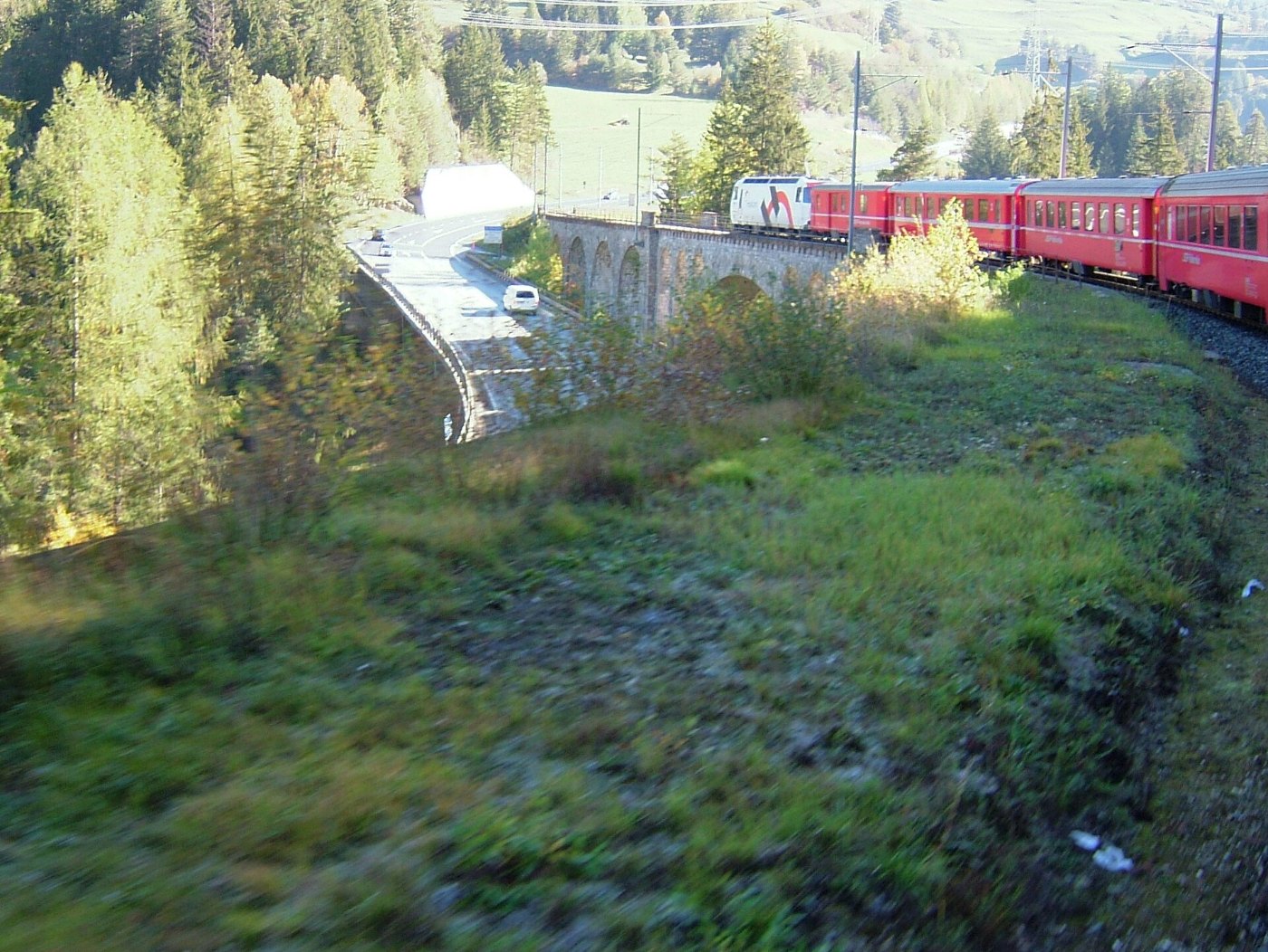 2007 10 Albulabahn 01 Thusis Tiefencastel 07
