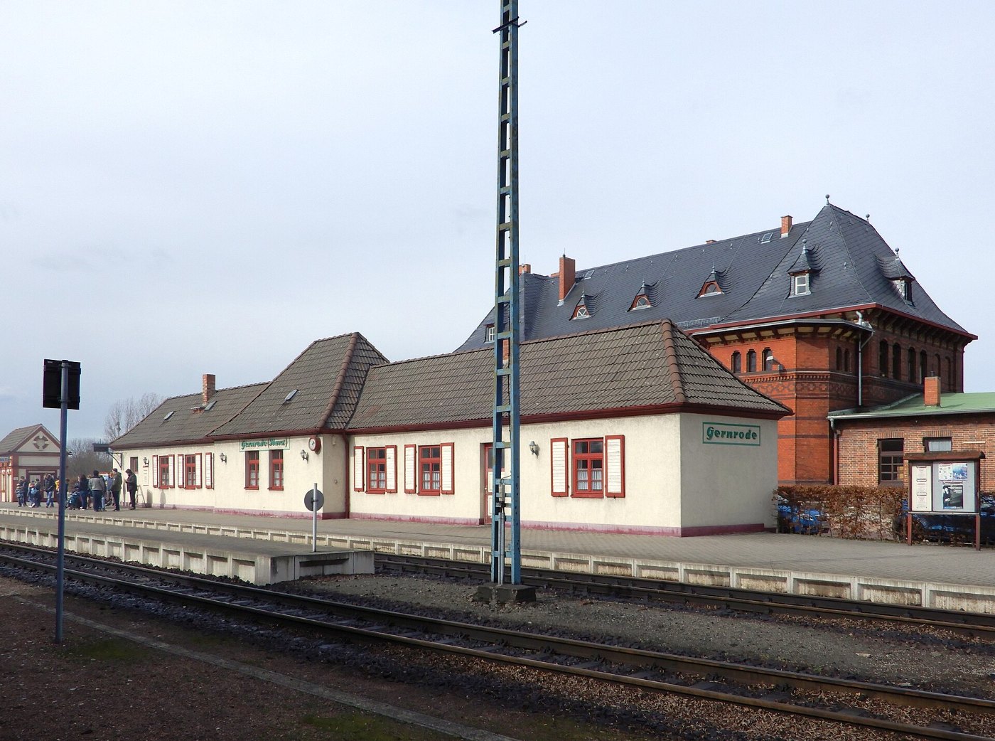Bahnhof Gernrode 2019 03 19 Selketalbahn 02