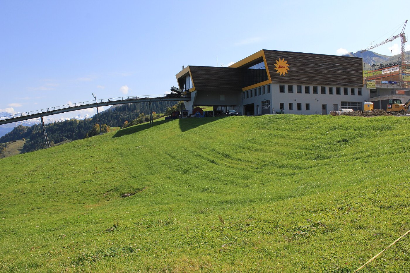 Bergstation der neuen Stoosbahn im Bau (1)