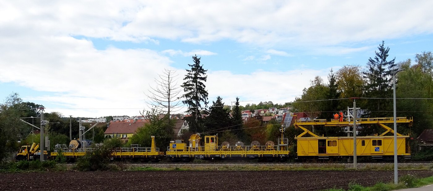 Bahnhof an der Südbahn in Oberschwaben